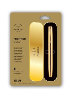 PARKER قلم حبر باركر فرونتير جولد بسن رفيع  - Image 1