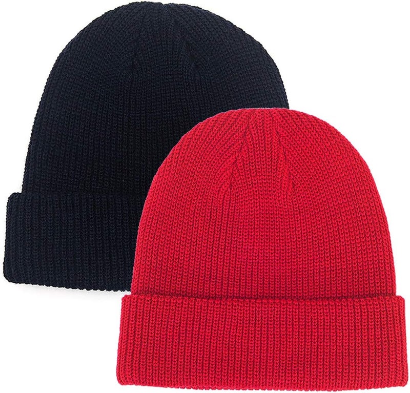 MaxNova Slouchy Beanie Hats Winter Knitted Caps Soft Warm Ski Hat Unisex - Image 1