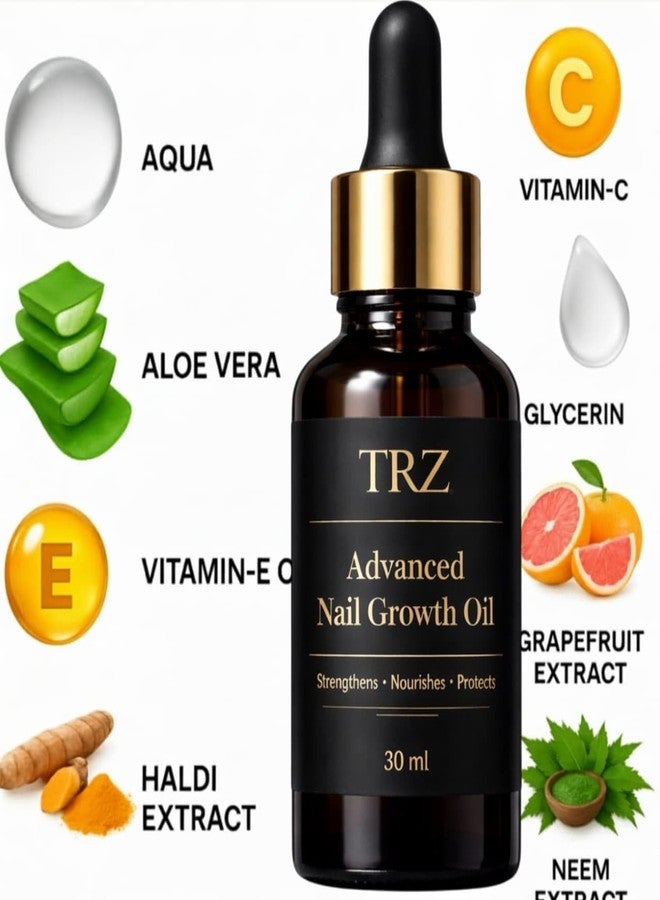 TRZ Best Nail Growth Long Oil | 100% Herbal Prvent From Nail Breakage,Best For Housewife,Help To Strength Stronger Your Nails - Image 5