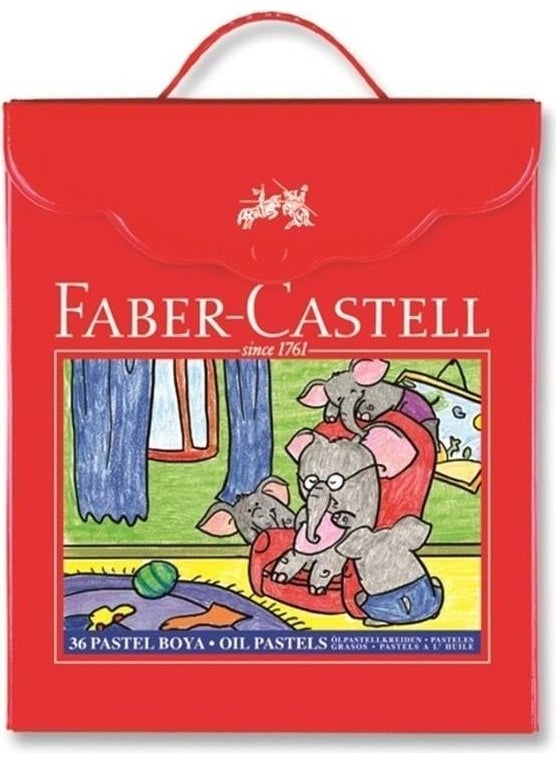 Faber - Castell Crayons in Plastic Bag and Holder (36 Colors) 769336639387 - Image 1
