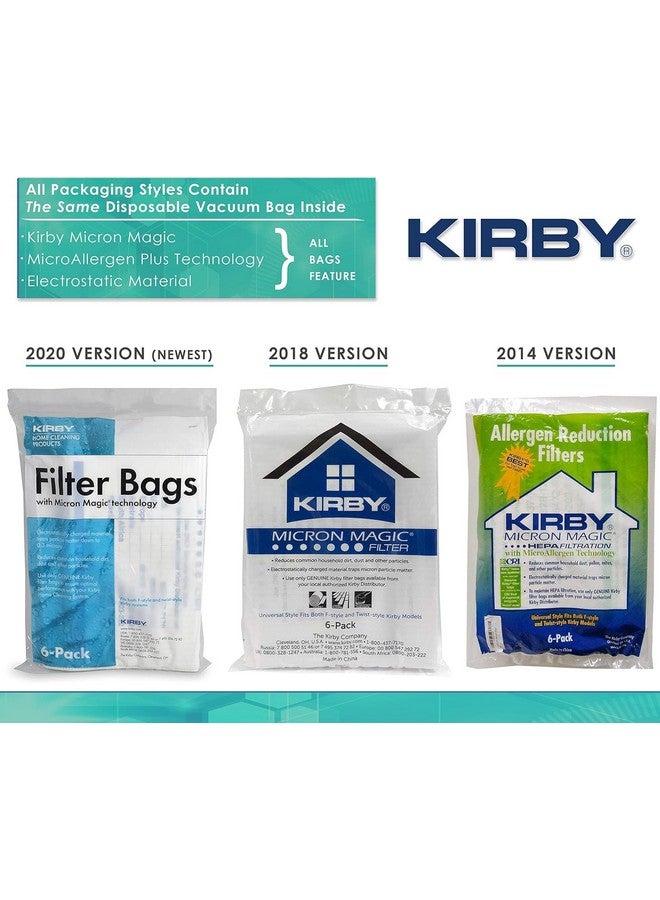 Kirby Kirby Allergen Reduction HEPA Filter Bags 6-Pack | Part #204811 | OEM Replacement for F-Style & Twist-Style Kirby Vacuums  - Image 5
