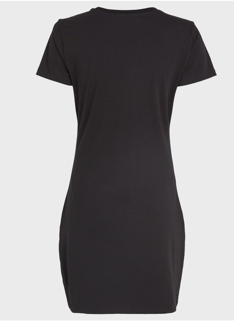 Calvin Klein Jeans - Crew Neck Logo Dress - Image 1