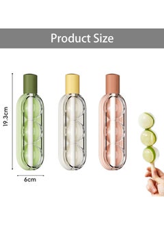 CMGTYYD Silicone Popsicle Mold, Homemade Popsicle Mold with Lid, Reusable Popsicle Mold for Homemade Flavored Popsicles, Easy-Off Ice Maker, DIY Ice Cream Mold (White)  - Image 2