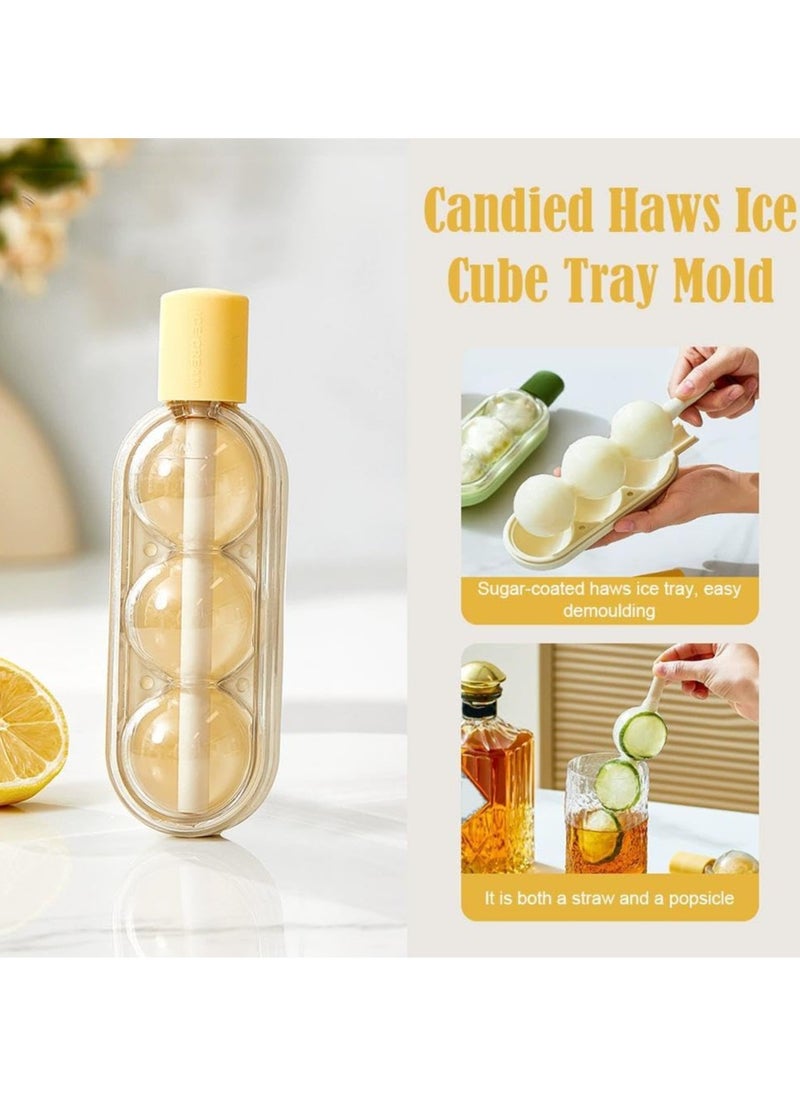 CMGTYYD. قالب مصاصة سيليكون، قالب مصاصة محلي الصنع مع غطاء، قالب مصاصة قابل لإعادة الاستخدام للمصاصات بنكهات محلية الصنع، صانعة ثلج سهلة الإزالة، قالب آيس كريم DIY (أبيض)  - Image 5