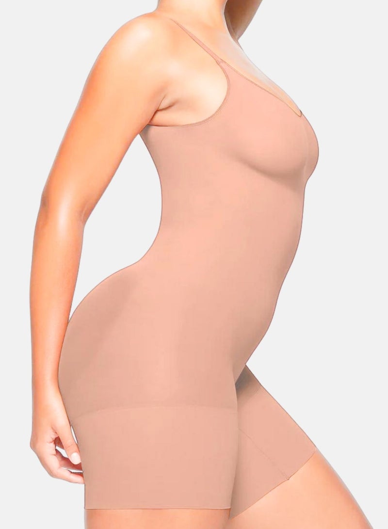 SKKULPT Shapewear Bodysuit for Women Tummy Control - Body Shaper for Women, Sculpting Tank Top MidThigh Shaper- Seamless Waist Slimming, Back Lifting  - Image 3