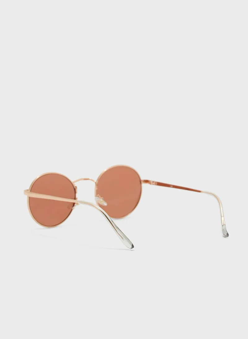Rubi Emmi Metal Frame Round Sunglasses