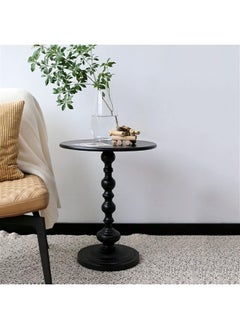 Generic SUPAAR Metal End Table, Iron Living Room Accent Table, Sofa Side Table Retro Small Coffee Table, Small Round Table for Home Office, Cafe, Bedroom  - Image 2
