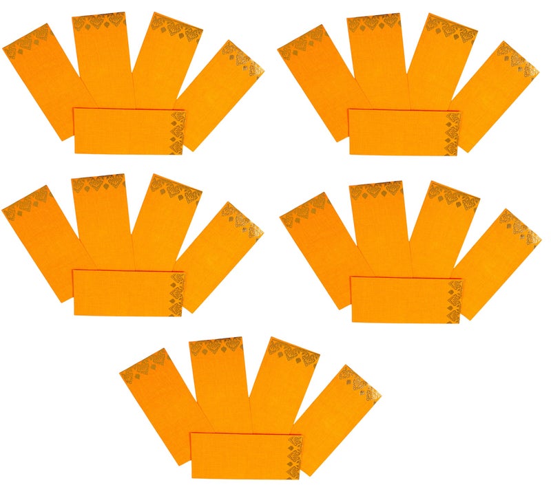 Unwrap Delights Paper Shagun Envelopes for Gifting (Any 4 Color 25 pcs each) - Pack of 100 pcs multi_Color - Image 5