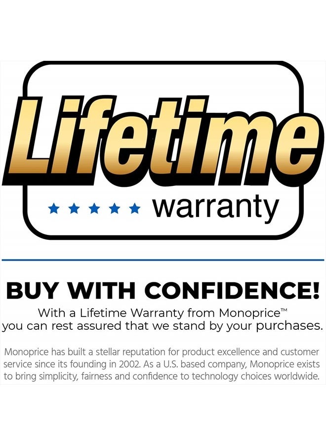 Monoprice 6-Feet A to Mini-B 8pin USB Cable with ferrites for Pentax Panasonic Nikon Digital Camera (102735) - Image 3