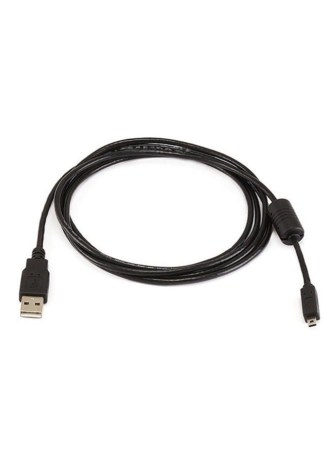 Monoprice 6-Feet A to Mini-B 8pin USB Cable with ferrites for Pentax Panasonic Nikon Digital Camera (102735) - Image 1