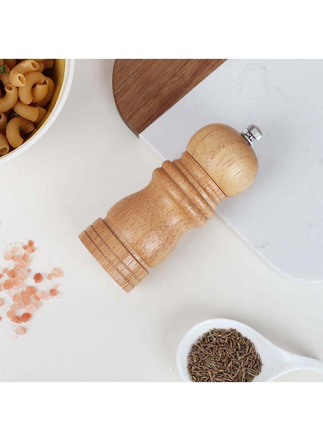 دانوب هوم مطاحن فلفل وعلب ملح لوريتا خشب مطاط طبيعي حبوب فلفل كاملة وملح للمطبخ للمنزل والمطاعم - Image 3