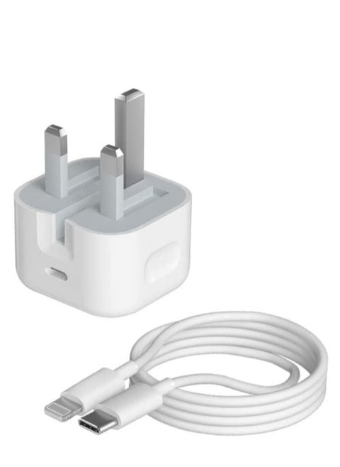 IPhone 20W USB-C Power Adapter With Cable for iPhone 14 POR 13 13 PRO 13 PRO MAX 12 / iPhone 12 Pro max /12mini (iPhone 20W USB-C Power Adapter)