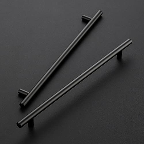 Ravinte 10 Inch Cabinet Handles Matte Black Stainless Steel Kitchen Cupboard Hardware Cabinet Handles 1212Length10 Hole Center 10 Pack - Image 3