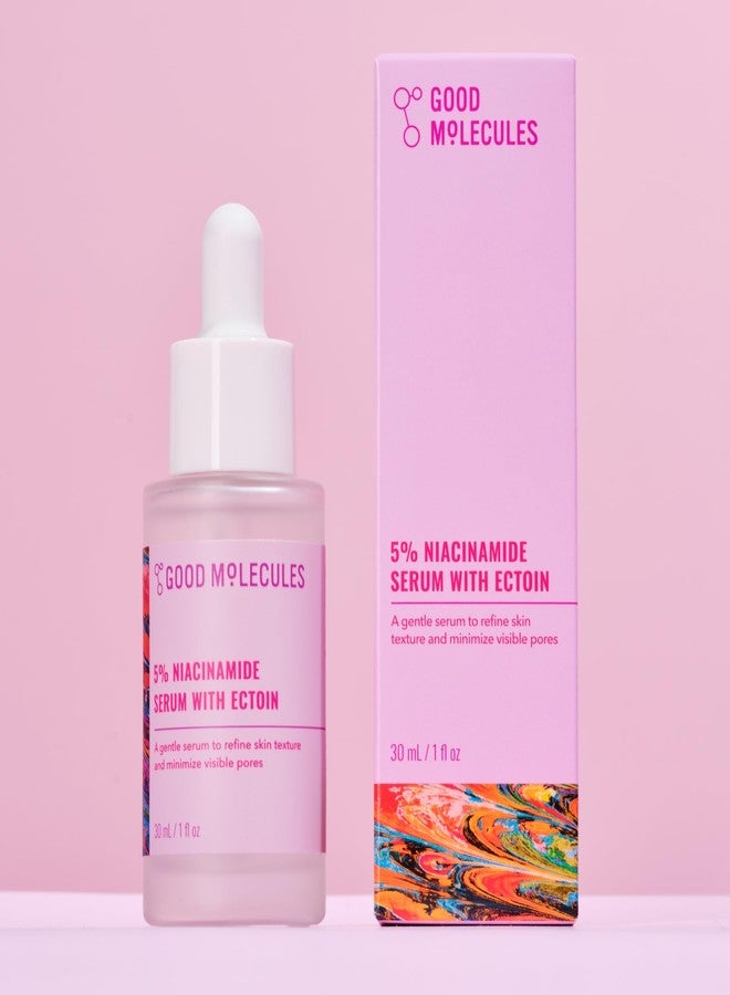 Good Molecules سيروم جود مولكيولز 5% نياسيناميد مع إكتوين - سيروم مرطب فائق لاستهداف المسام الواسعة وحب الشباب - مرطب ومقلل للمسام للوجه - العناية بالبشرة - Image 2