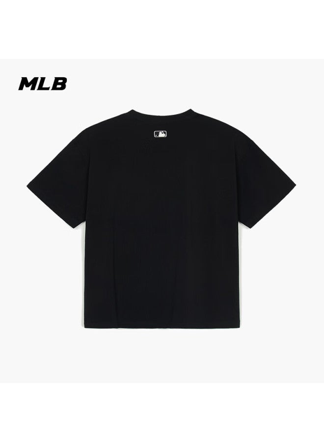 إم إل بي قميص MLB نيو يورك يانكيز الأسود الكبير - تطريز رمز NY البسيط، أكمام قصيرة، قطن ممتاز، تقليد مريح قميص شارعي للنمط اليومي والكاشي - Image 4