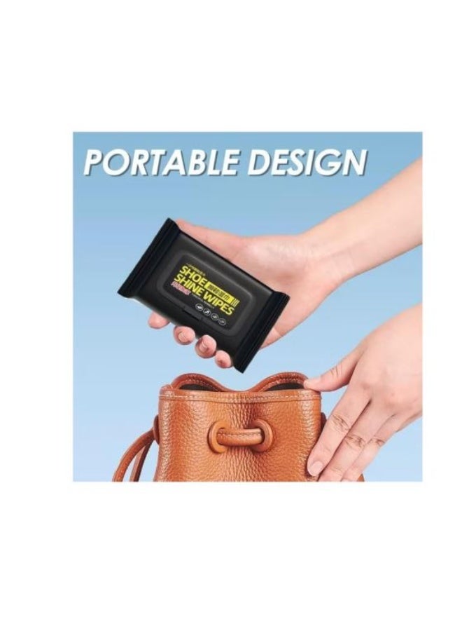 مناديل مبللة لتنظيف الاحذية عبوة واحدة - ٨٠ منديل ، وايبس لتنظيف الاحذية الرياضية، منظف لازالة الاوساخ والبقع من الكوتش-227 - Image 3