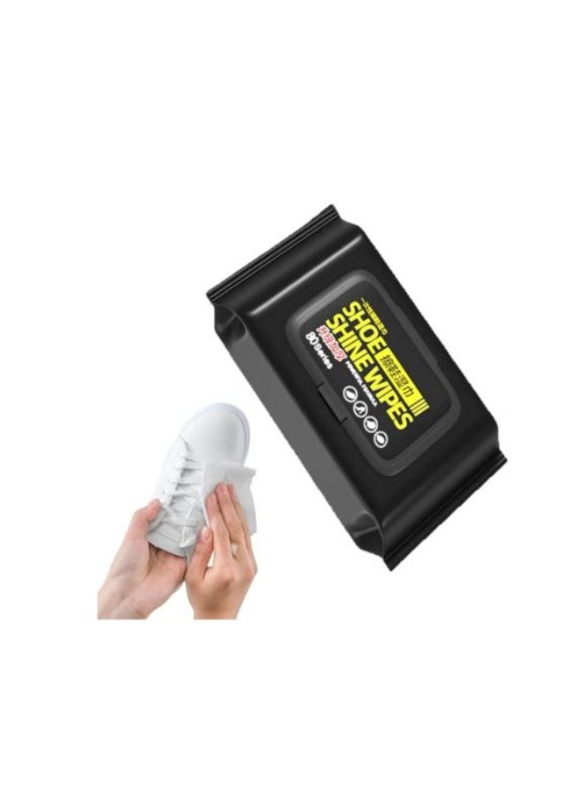 مناديل مبللة لتنظيف الاحذية عبوة واحدة - ٨٠ منديل ، وايبس لتنظيف الاحذية الرياضية، منظف لازالة الاوساخ والبقع من الكوتش-227 - Image 1
