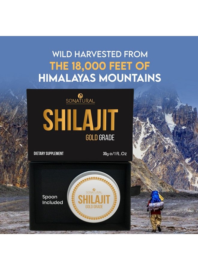 Sonatural Shilajit Pure Himalayan Organic - 30g Gold Grade 100% Pure Shilajit Resin with Fulvic Acid & 85+ Trace Minerals Complex for Energy & Immune Support, (2 Months Supply) - Image 5