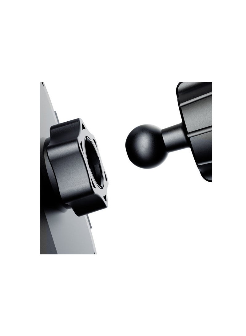 DUDAO حامل هاتف السيارة من دوداو F2C بزاوية دوران متعددة 360° لمخارج الهواء، أسود - Image 3