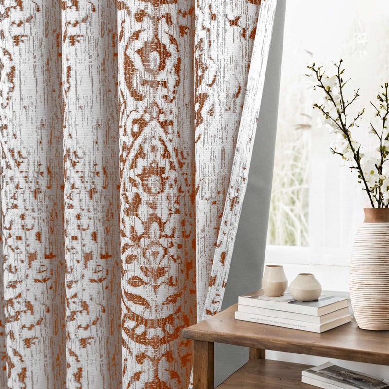 Aersas Natural Linen Curtains 80 Inch Length 2 Panels Cream White Pleated Linen Drapes for Living Room Semi Sheer Light Filtering Modern Farmhouse Aesthetic Neutral Window Curtain Back Tab Loop Ivory - Image 2