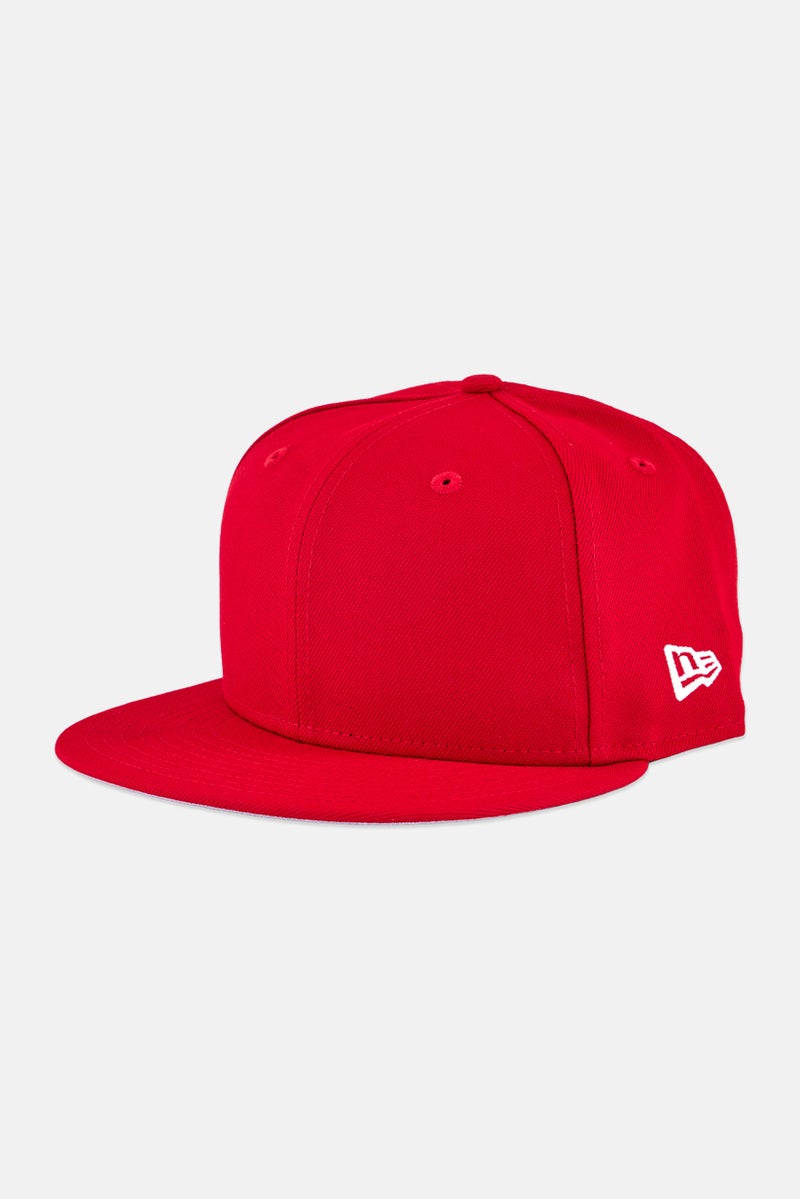 New Era x MLB Men Blank Custom 9FIFTY Adjustable Snapback Cap, Red - Image 1