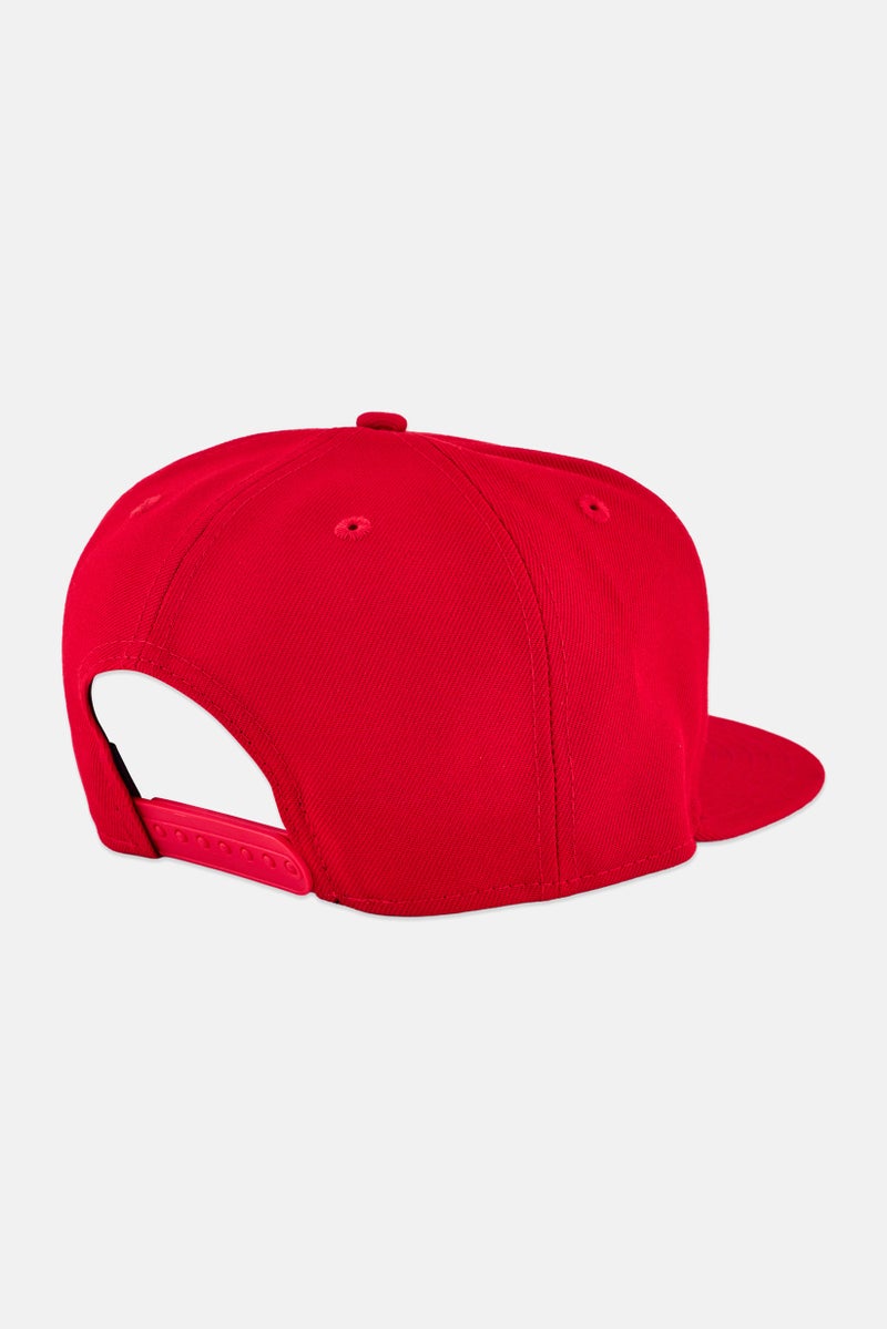 New Era x MLB Men Blank Custom 9FIFTY Adjustable Snapback Cap, Red - Image 2
