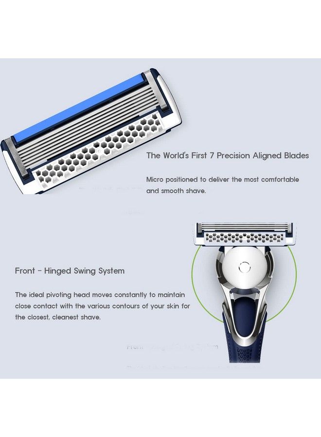 DORCO Pace7 7Blades Razor Handle + Cartridges 11 With Case - Image 4