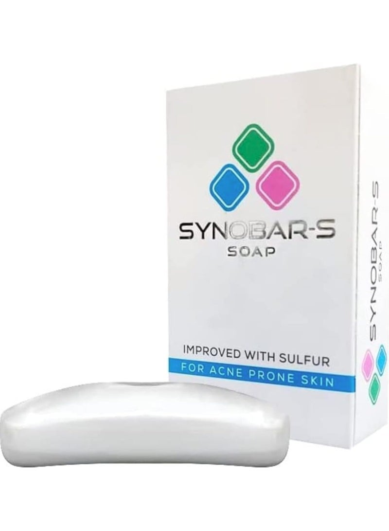 SYNOBAR Macro Synobar-S Soap For Acne Prone Skin 100gm - Image 1