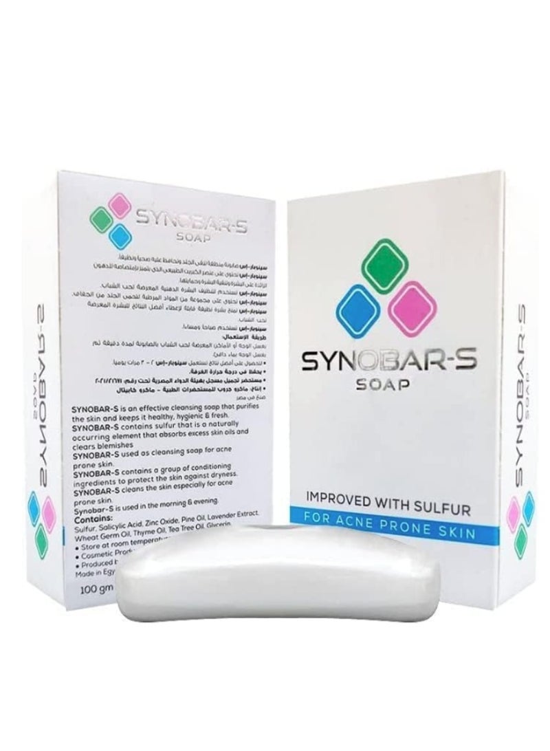 SYNOBAR Macro Synobar-S Soap For Acne Prone Skin 100gm - Image 4