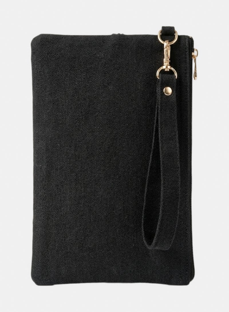Carina Pearl-Trim Woven Beach Bag - Image 5