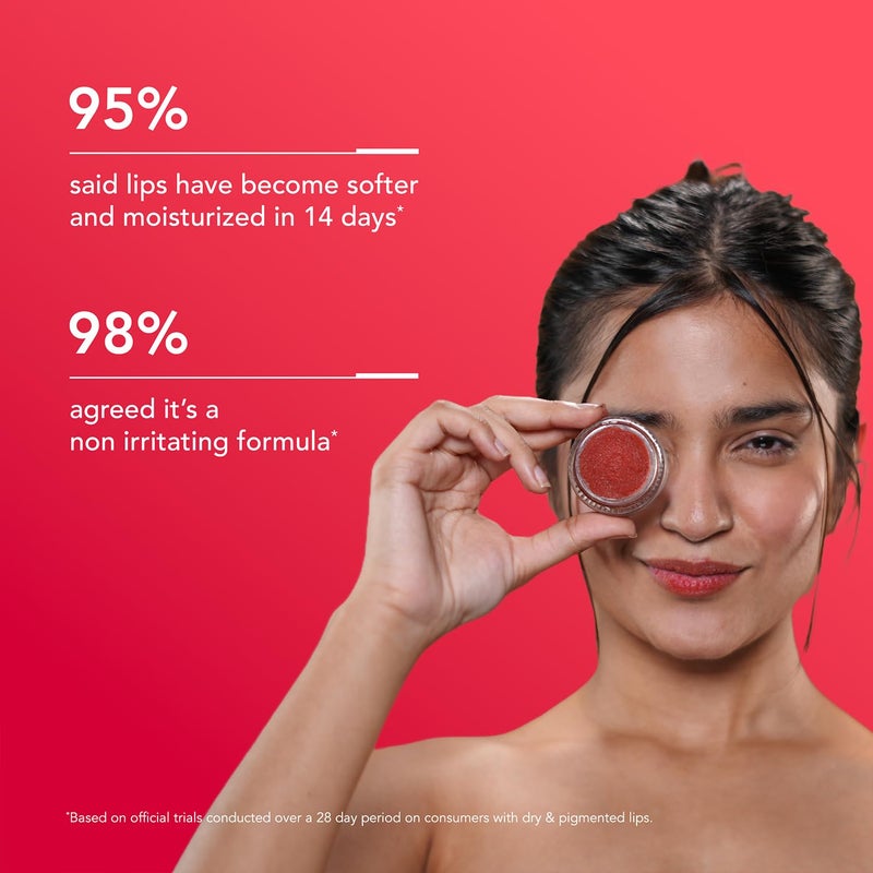 Bella Vita Organic BellaVita Luxury NicoLips Lip Scrub 20gm | Lip Balm For Exfoliation & Dark Lip Moisturizing | With Goodness of Beetroot, Shea Butter & Walnut Lip Scrub | Lip scrubber exfoliator for Women and Men - Image 3