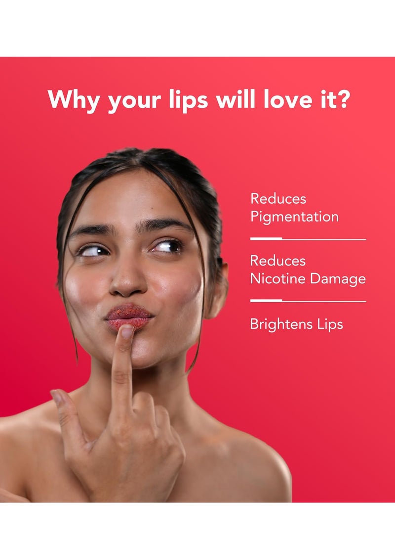 Bella Vita Organic Bella Vita Organic NicoLips Lip Scrub Balm For Lightening & Brightening Dark Lips For Men & Women, 20g  - Image 2