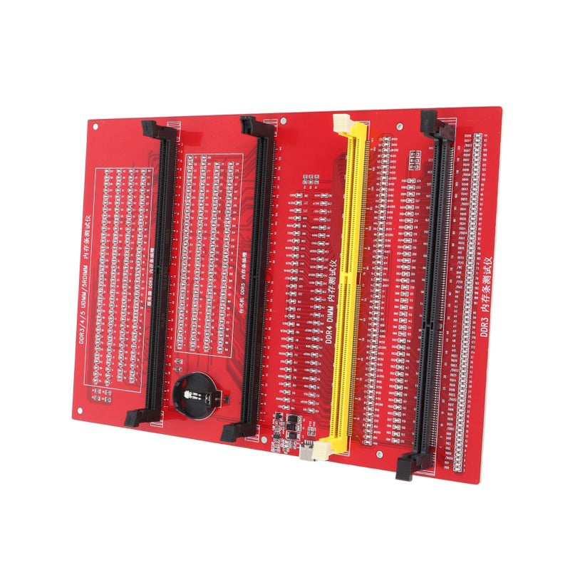 RAM Memory Diagnostic Analyzer 4 in 1 Desktop DDR3 DDR4 DDR5UDMM DDR5RDIMM Tester Card with Light - Image 1