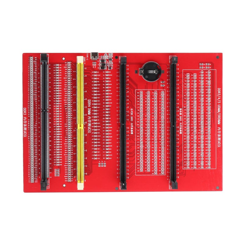 RAM Memory Diagnostic Analyzer 4 in 1 Desktop DDR3 DDR4 DDR5UDMM DDR5RDIMM Tester Card with Light - Image 4