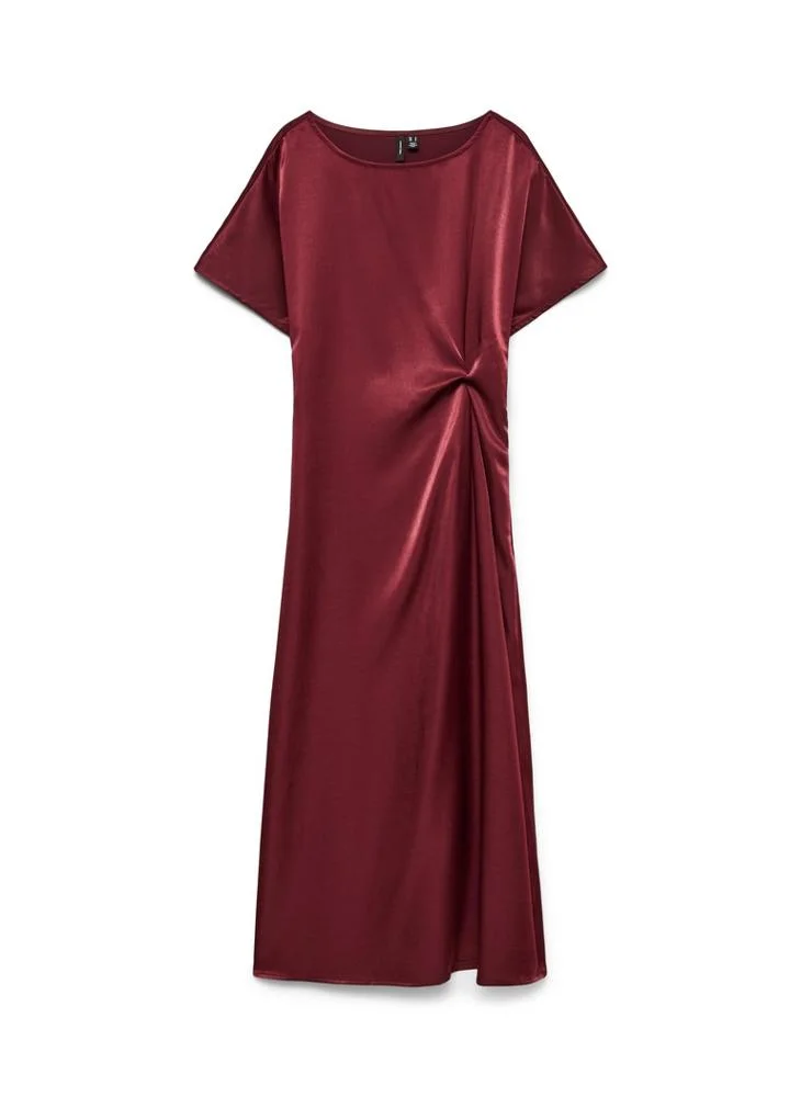 Vero Moda Charm Short Sleeve O-Neck Midi Dress