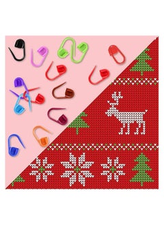 Y&D Colored Knit Markers 300 Pcs Stitch Needle Clip Crochet Pins Bulk Clip Counter with Clear Storage Case for DIY Handicraft Place Buckle Marker  - Image 2