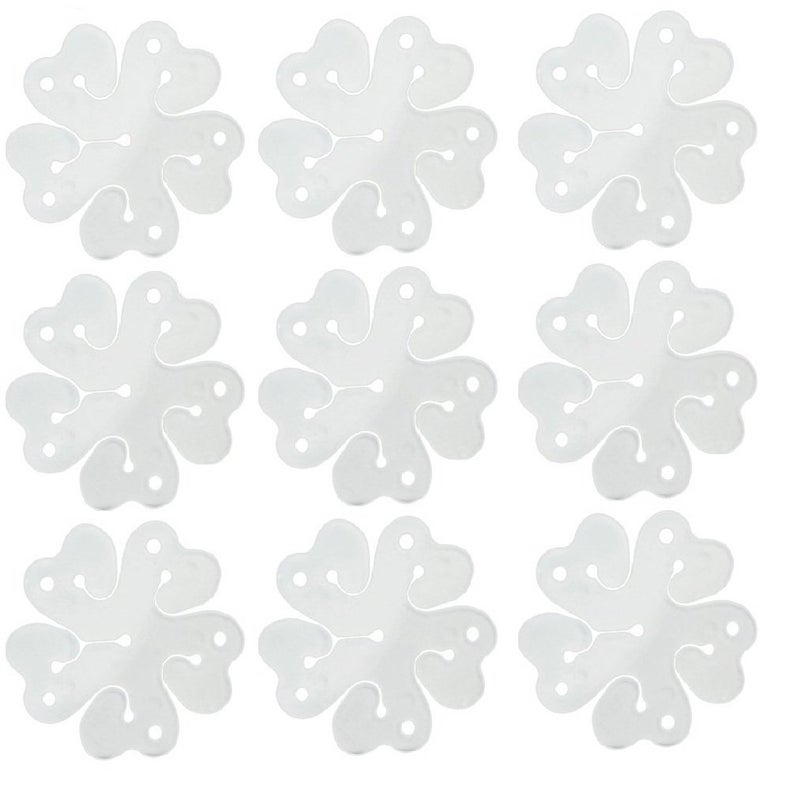 baotongle 50 pcs Portable Flower Shape Balloon Clips Holder for Wedding Event Decorations Birthday Party Supplies - Image 3