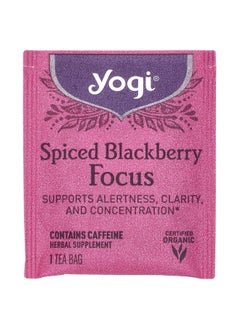 Yogi Tea Yogi Tea, Spiced Blackberry Focus, 16 Tea Bags, 1.12 oz (32 g)  - Image 3