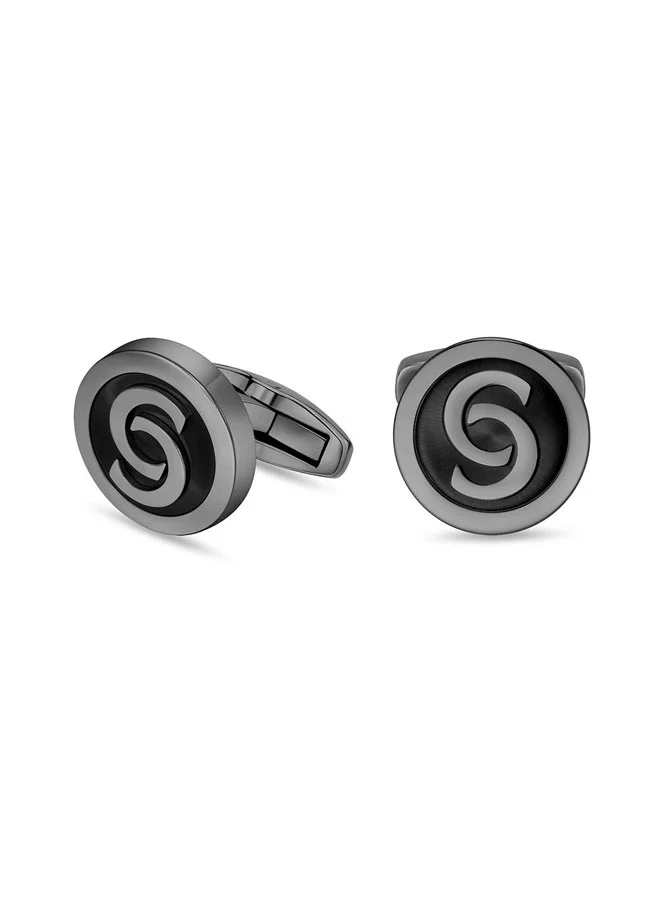 CERRUTI 1881 Orlando Cufflinks with Double C Logo Detail