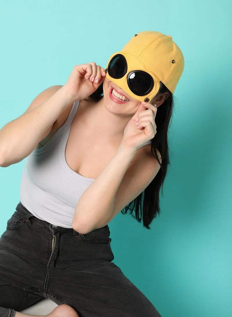 صوص هاوت قبعة بيسبول صفراء