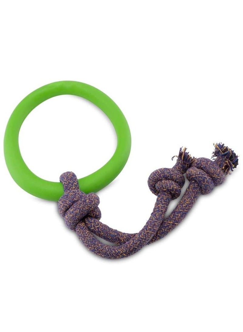 Beco Pets Beco Natural Rubber Hope on Rope Dog Toy Multicolor - Image 1