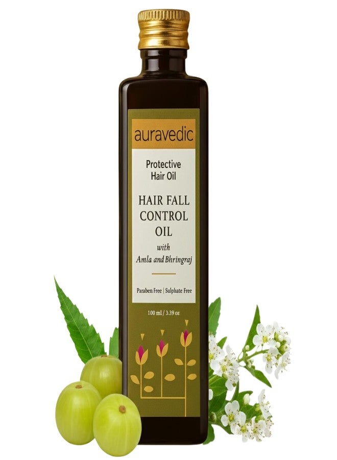 Auravedic Bhringaraj Hair Oil For Hair Fall Control Oil with Amla Mahabhringraj Oil For Hair Growth Serum For Scalp 100 ML Ayurvedic Hairoil - Image 1