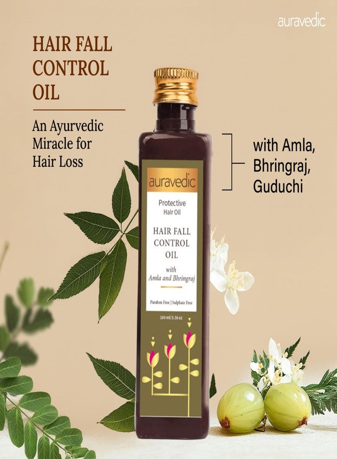 Auravedic Bhringaraj Hair Oil For Hair Fall Control Oil with Amla Mahabhringraj Oil For Hair Growth Serum For Scalp 100 ML Ayurvedic Hairoil - Image 2