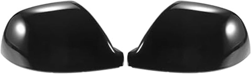 QASULER Gloss Black Mirror Cover for Volkswagen Transporter T5 T6 - Image 1