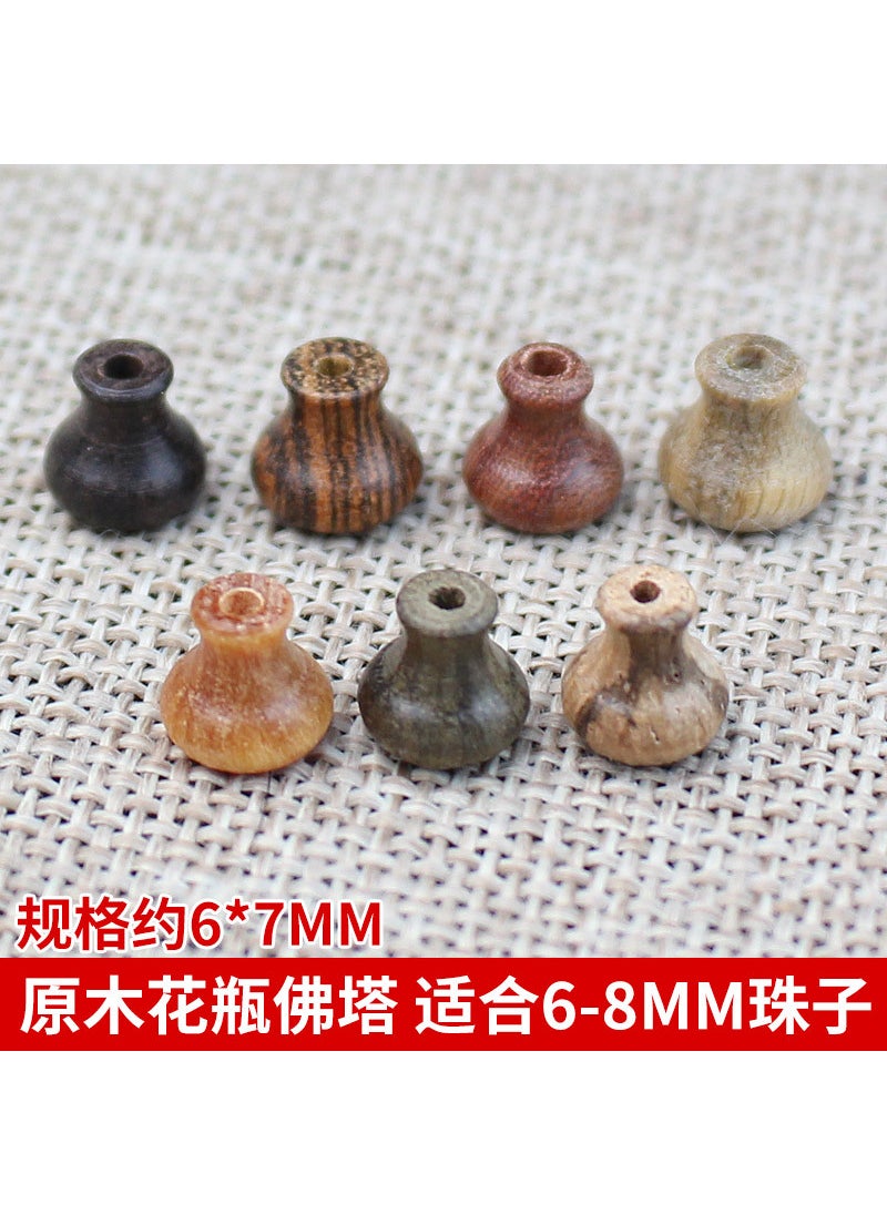 Generic - Wholesale Buddha Bead Bracelet Accessories Wood Craft Golden sandalwood (suitable for 6-8MM beads) - Image 1