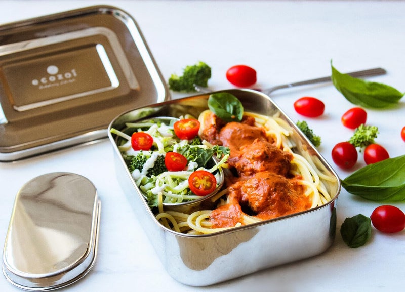 ecozoi Stainless Steel Lunch Box, 1-Tier Eco Metal Bento Box with Snap-On Lid, 700 ML | Bonus Pod and Redesigned Silicone Seal | Sustainable Zero Waste Eco Friendly Food Storage Container - Image 3