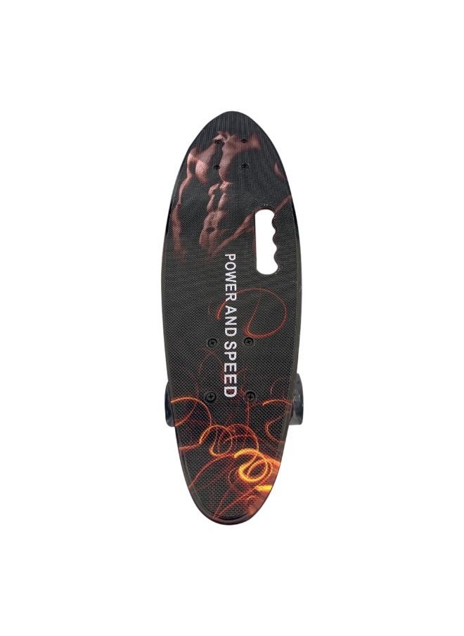 Skateboard with Deck Mini Cruiser LED Light Up Wheel, For Boys and Girls  - Image 3