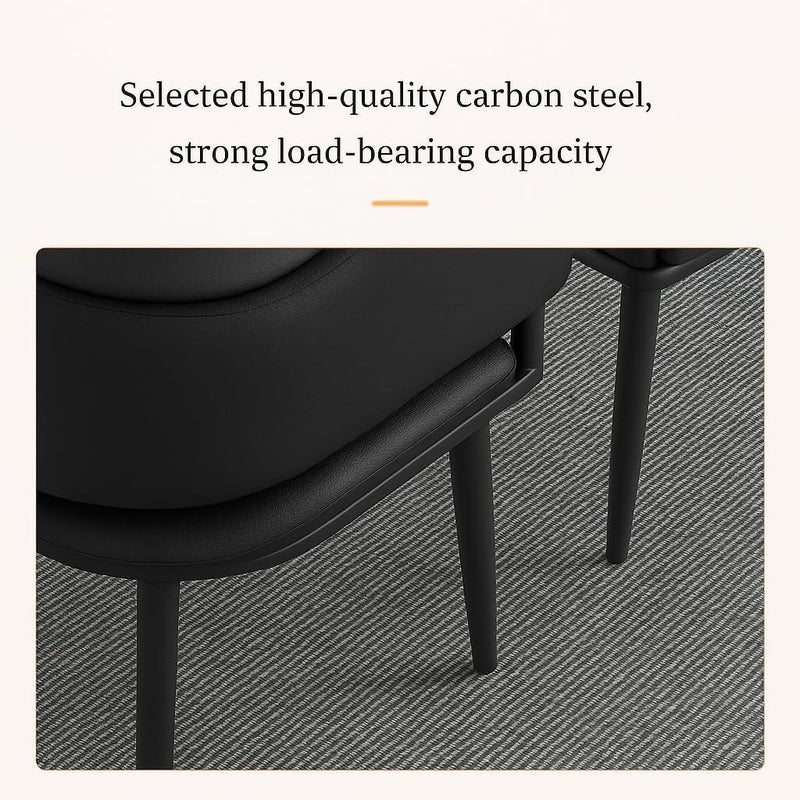 Harmony Homes Harmony Home Luxury Marble Dining Table Set – Modern 4-Seater Square Dining Table with Metal Legs & PU Leather Cushioned Chairs – Space-Saving Dining Room Furniture for Home & Kitchen - Image 4