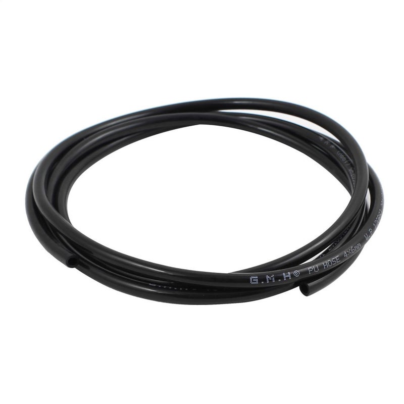 uxcell Sellify 6mm x 4mm Pneumatic Air Compressor Tubing PU Hose Tube Pipe 15 Meter Black  - Image 1