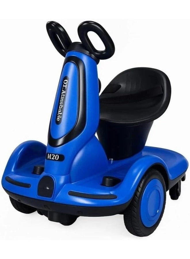 Multifunctional Three-Wheeled Electric Scooter for Children with Two Motors, Music and Electric Lights; Balance Scooter for Boys and Girls. - Image 1